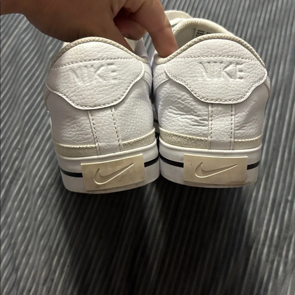 Men’s Sz 11 Nike Court Legacy White Shoes Sneakers Casual Everyday School Fall - Picture 8 of 10
